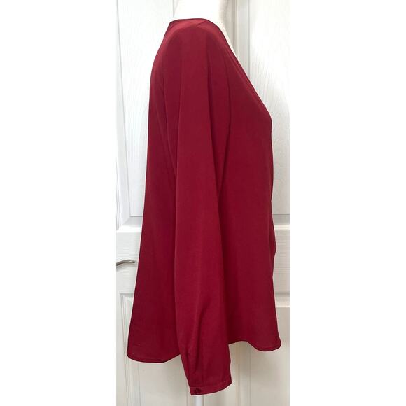 Apt 9 Blouse Red Medium - Picture 3 of 9